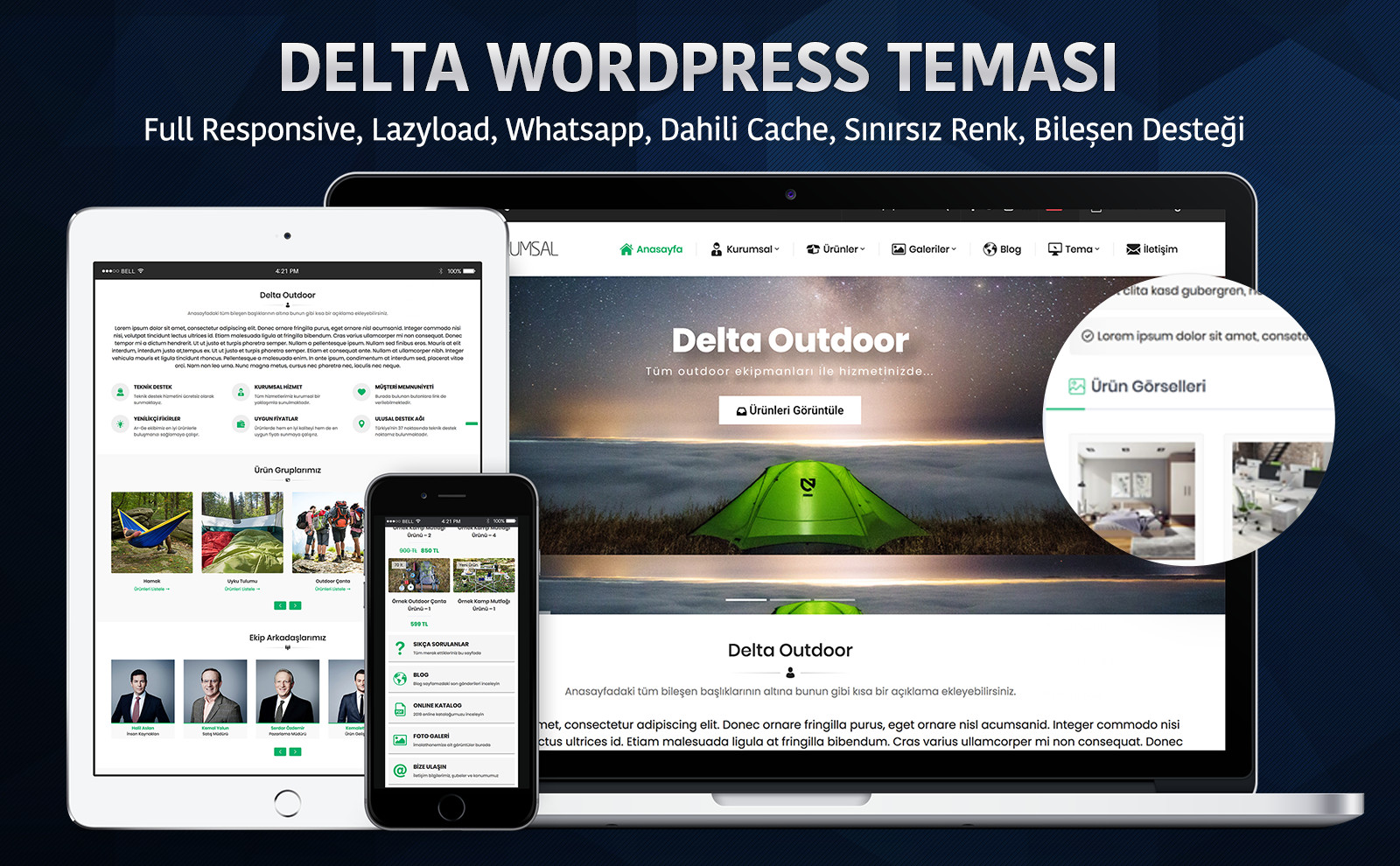 Safir Delta Kurumsal Wordpress Teması